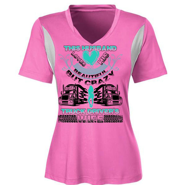 This Husband Loves His Beautiful T Shirt, Being A Trucking T Shirt, Awesome T-Shirts