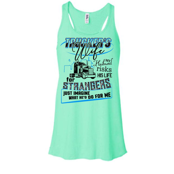 Trucker's Wife T Shirt, Coolest Trucker's Wife Tank Top