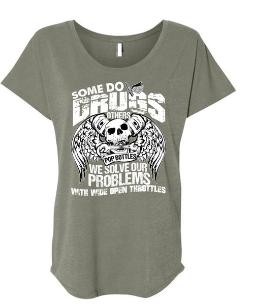 A black t-shirt with the shopify logo