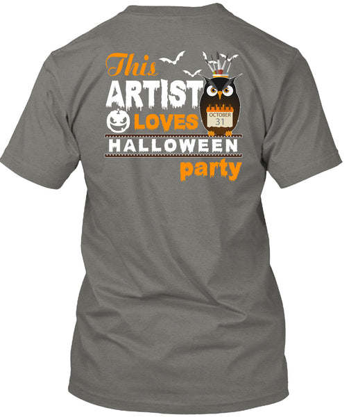 This Artist Loves Halloween Party T Shirt, I Love You Pumpkin T Shirt