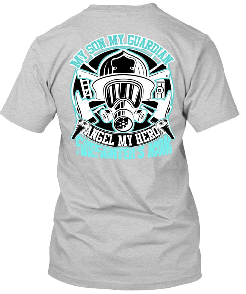 Firefighter's Mom T Shirt, I Love Firefighter T Shirt