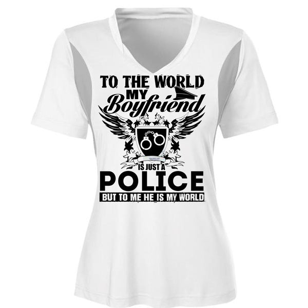 My Boyfriend Is Just A Police T Shirt, I Love Police T Shirt, Awesome T-Shirts
