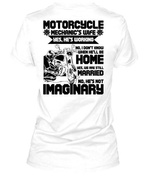 Motorcycle Mechanic's Wife T Shirt, I Love Mechanic T Shirt