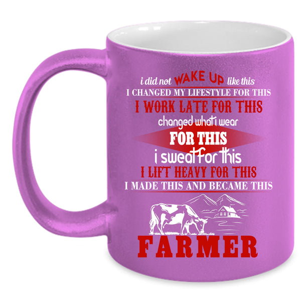 Became This Farmer Coffee Mug, Cool Farmer Coffee Cup