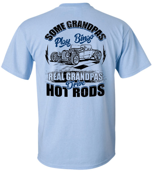 Real Grandpas Drive Hot Rod T Shirt, I Love Trucker T Shirt