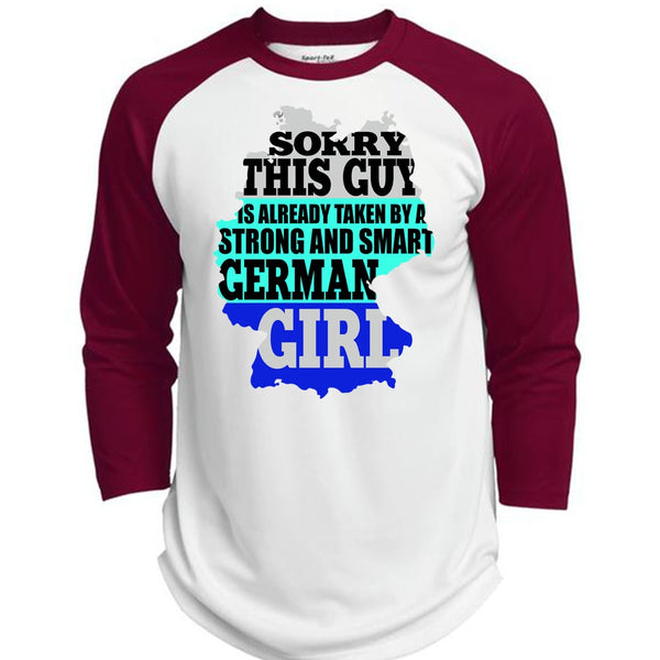 Strong And Smart German Girl T Shirt, I Love Lady T Shirt, Awesome T-Shirts  (Polyester Game Baseball Jersey)