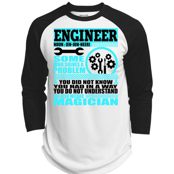 A black t-shirt with the shopify logo