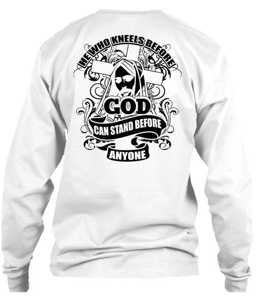 God Can Stand Before Anyone T Shirt, I Love Jesus T Shirt