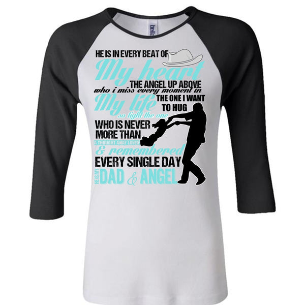 He Is My Dad And Angel T Shirt, I Love Dad T Shirt, Awesome T-Shirts