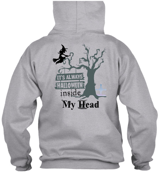 It's Always Halloween Inside My Head T Shirt, Wait For Halloween T Shirt