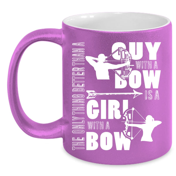 Guy With A Bow Coffee Mug, Girl With A Bow Coffee Cup