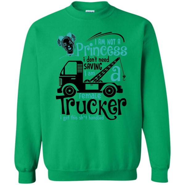 Coolest Trucker T Shirt, I'm Not A Princess Sweatshirt