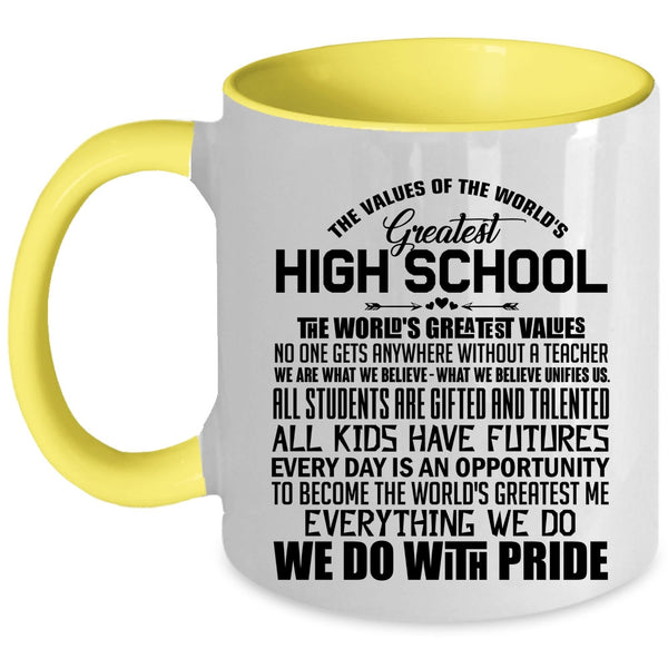 Awesome Teacher Coffee Mug, The World's Greatest High School Accent Mug