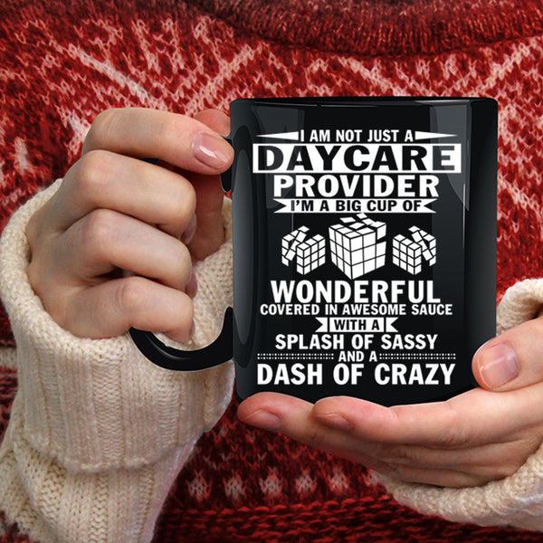 I Am A Daycare Provider Coffee Mug, Cool Job Title Coffee Cup