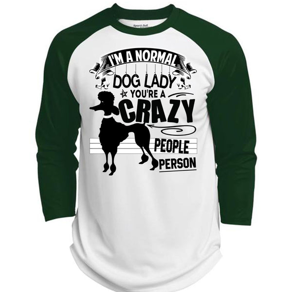 I'm A Normal Dog Lady T Shirt, I Love Dogs T Shirt, Awesome T-Shirts  (Polyester Game Baseball Jersey)
