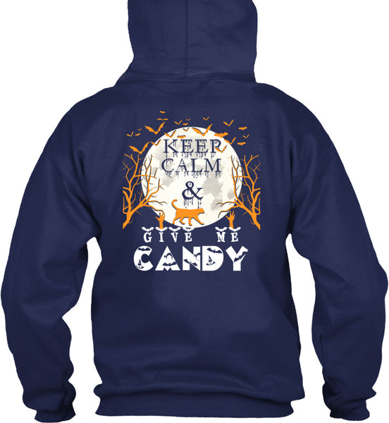 Keep Calm And Give Me Candy T Shirt, I Love Christmas T Shirt