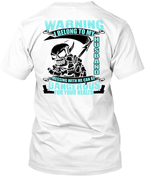 A black t-shirt with the shopify logo