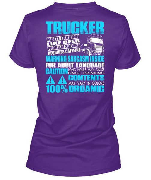 Trucker Multitasking Like Beer T Shirt, I Love Beer T Shirt