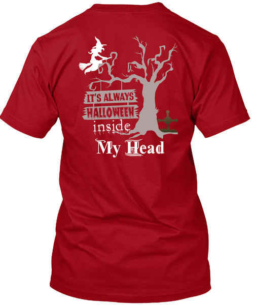 It's Always Halloween Inside My Head T Shirt, I Love You Pumpkin T Shirt