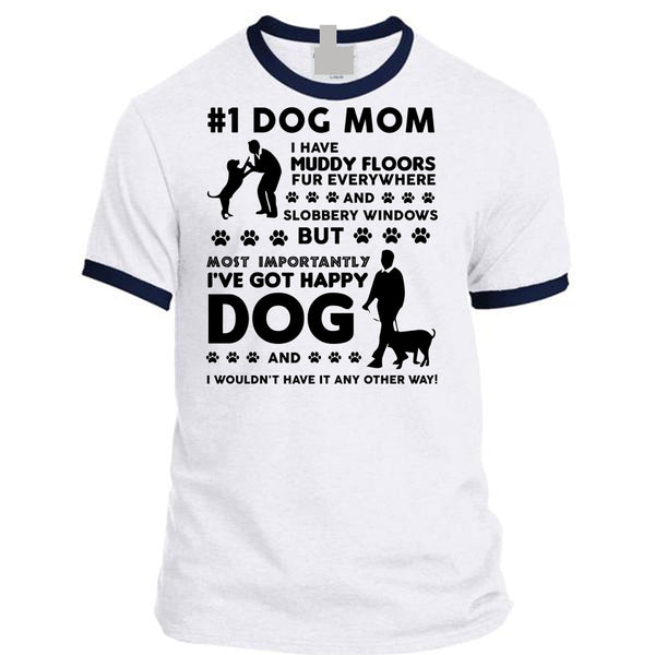 A black t-shirt with the shopify logo