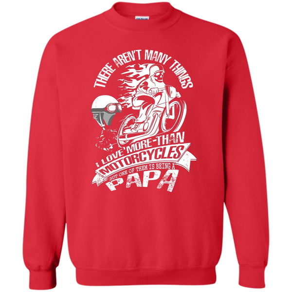 Being A Papa T Shirt, Coolest Biking Papa Sweatshirt