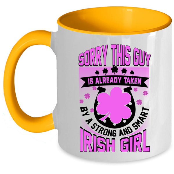 Cool Husband Coffee Mug, Taken By A Strong And Smart Irish Girl Accent Mug