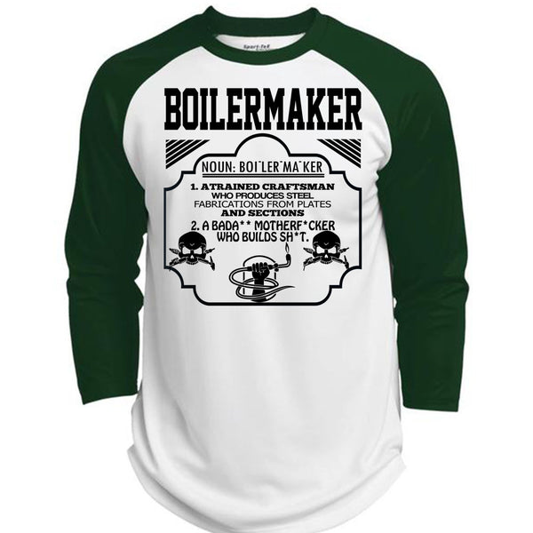 Boilermaker A Trained Craftsman Who Produces Steel Fabrications T Shirt, Being A Boilermaker T Shirt, Awesome T-Shirts  (Polyester Game Baseball Jersey)