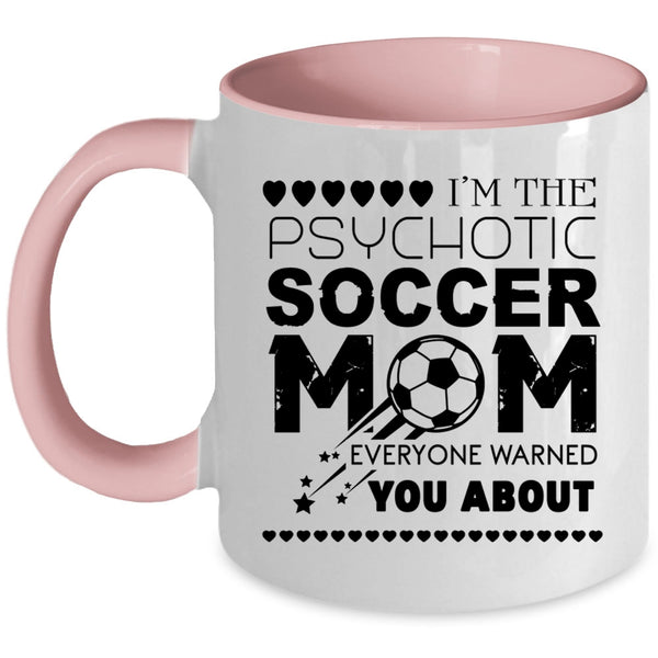 Crazy Enough To Love It Coffee Mug, Tough Enough To Be A Single Mom Accent Mug