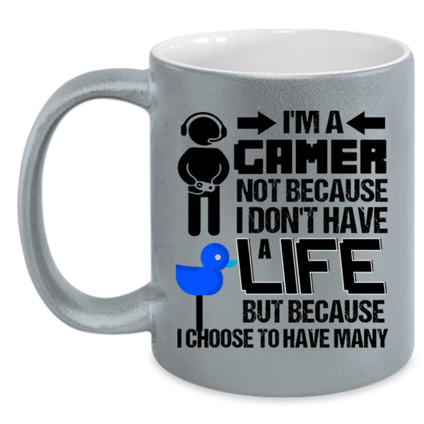 Awesome Gift For Gamers Coffee Mug, I'm A Gamer Accent Mug