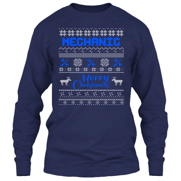 Mechanic Merry Christmas T Shirt, Coolest Mechanic T Shirt