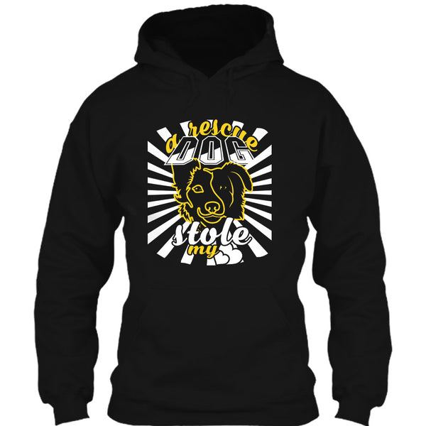 A Rescue Dog Stole My Heart T Shirt, I Love My Dog T Shirt