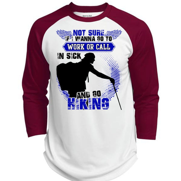 Go Hiking T Shirt, I Love Hiking T Shirt, Awesome T-Shirts  (Polyester Game Baseball Jersey)