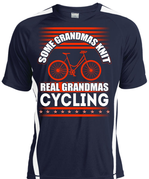 Some Grandmas Knit T Shirt, Real Grandmas Cycling T Shirt, Cool Shirt