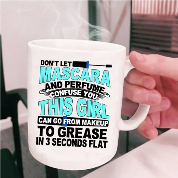 Funny Gift For Wife Coffee Mug, Mascara And Perfume  Cup