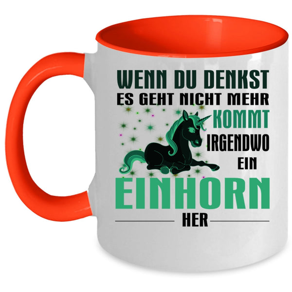 Gift For My Daughter Coffee Mug, Cute Unicorn Accent Mug