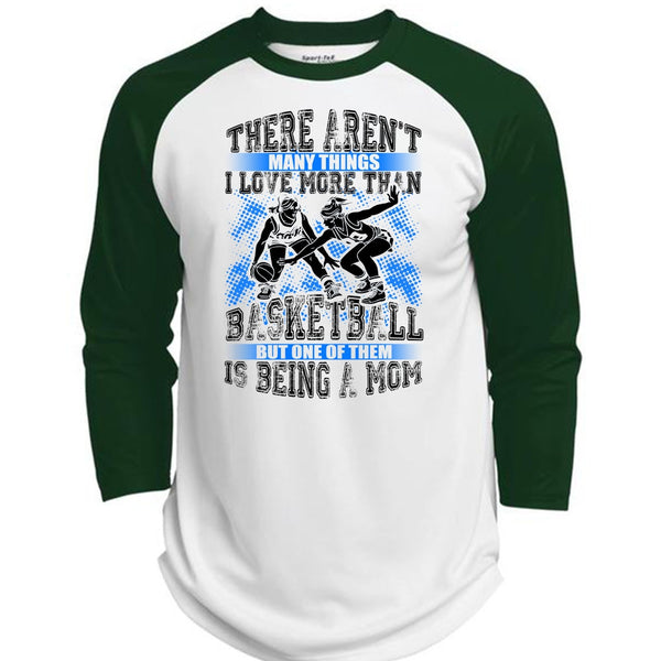 I Love More Than Basketball T Shirt, My Favorite T Shirt, Awesome T-Shirts  (Polyester Game Baseball Jersey)