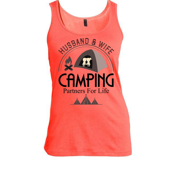 Husband & Wife T Shirt, Coolest Camping Couple T Shirt, Awesome t-shirts