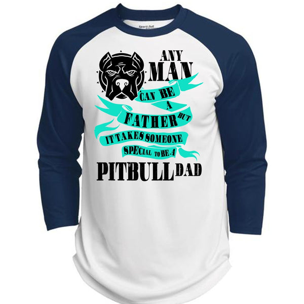 Special To Be A Pit Bull Dad T Shirt, I Love My Dog T Shirt, Awesome T-Shirts  (Polyester Game Baseball Jersey)