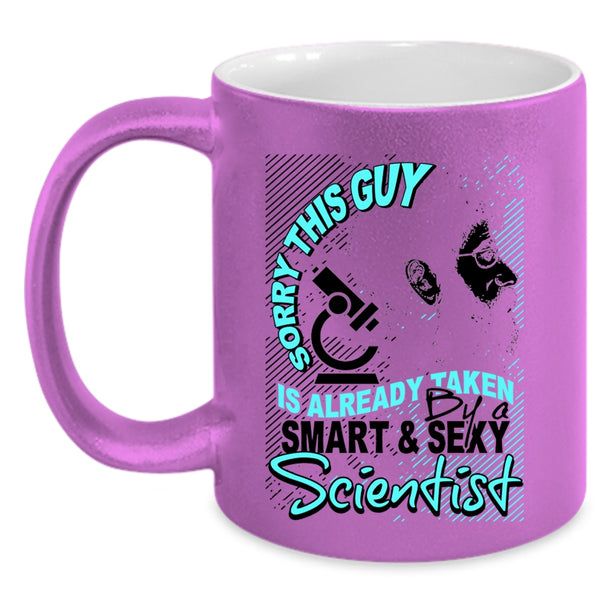 Marry Coffee Mug, This Guy Is Already Taken By A Smart Scientist Accent Mug