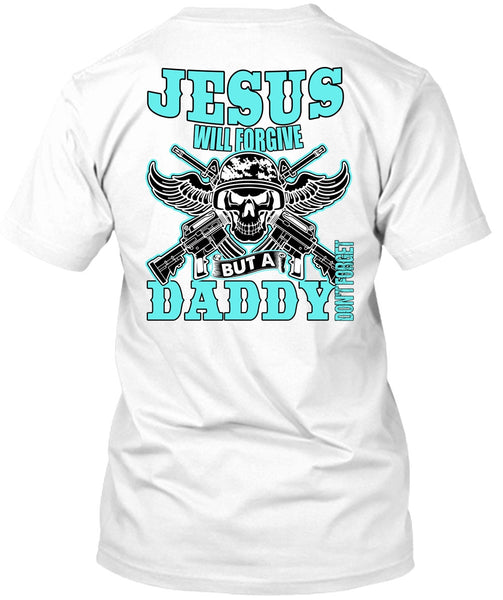 A black t-shirt with the shopify logo