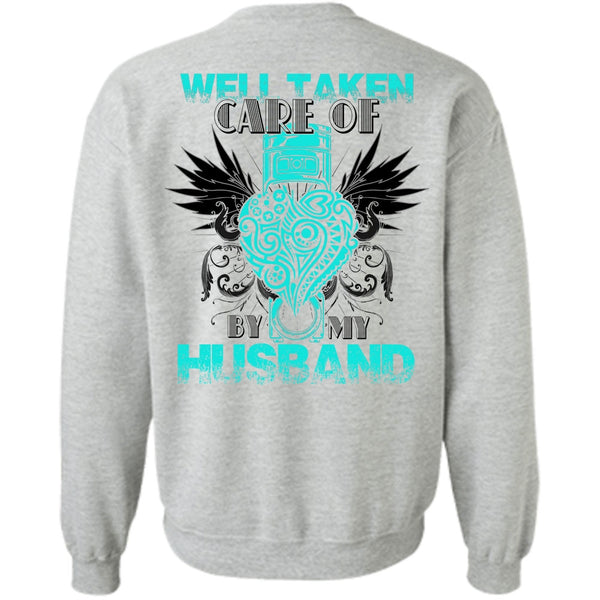 I Love Husband T Shirt, Well Taken Care Of Heart By My Husband Sweatshirt
