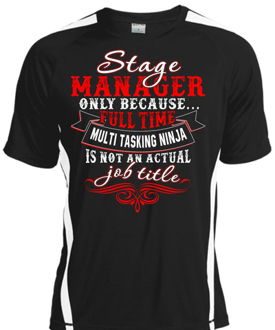 A black t-shirt with the shopify logo