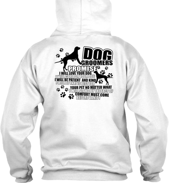 Dog Groomers Promise T Shirt, I Love Groomer T Shirt