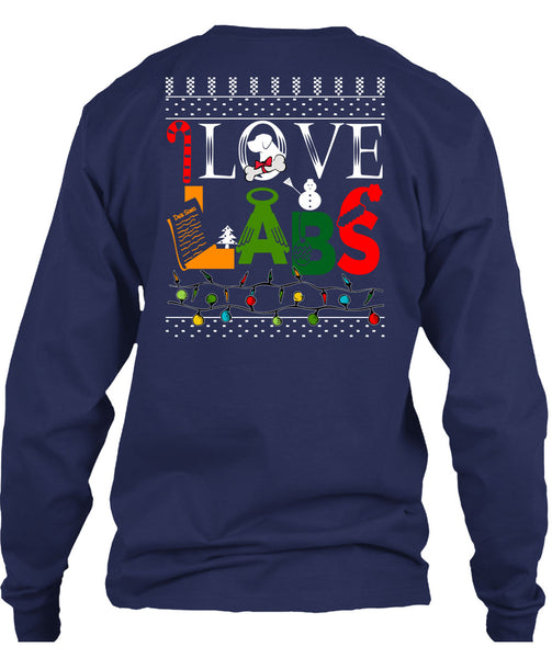 I Love Labs T Shirt, This Girl Loves Christmas T Shirt