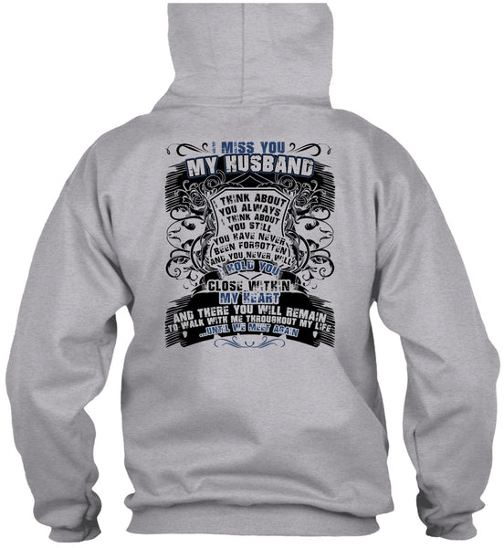 I Miss You My Husband T Shirt, I Love Husband T Shirt