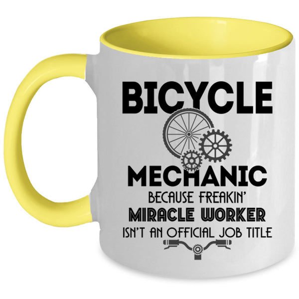 Not An Official Job Title Coffee Mug, Bicycle Mechanic Accent Mug