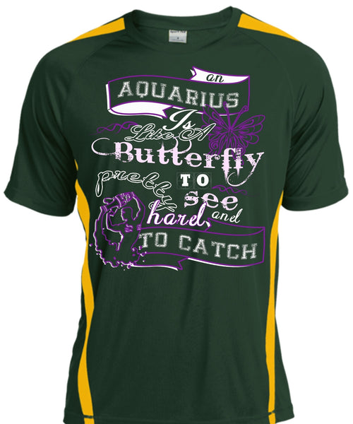 An Aquarius Is Like A Butterfly To See And Too Catch Pretty Harel T Shirt