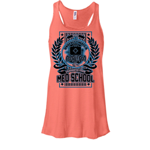 Neve Underestimate A Mom T Shirt, Gift For Mom Tank Top