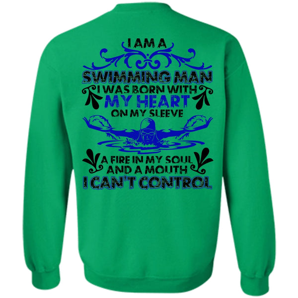 I Love Swimming T Shirt, I Am A Swimming Man Sweatshirt