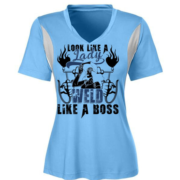 Look Like A Lady Weld Like A Boss T Shirt, I Love Welding T Shirt, Awesome T-Shirts